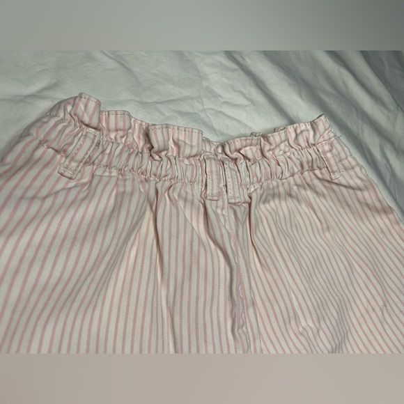 Urban Outfitters Pink and White Pinstripe High Waist Shorts Small - Picture 7 of 12